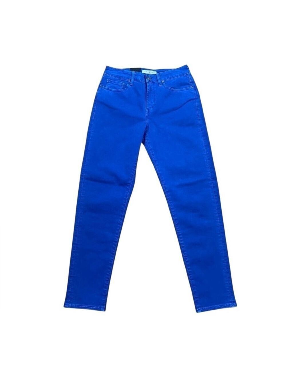 Mavi Cindy Cobalt blue Mom jeans high rise high rise waist stretch denim 27